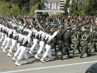 Military parade in Athens